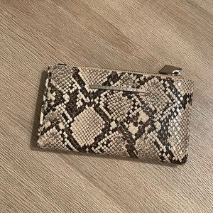 Snake print wallet